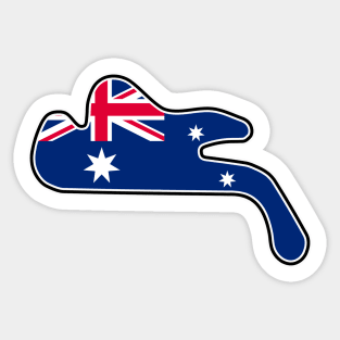 Philip Island Grand Prix Circuit [flag] Sticker